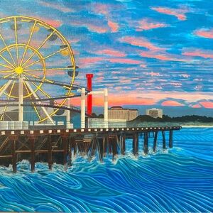 Santa Monica Pier - Original Painting